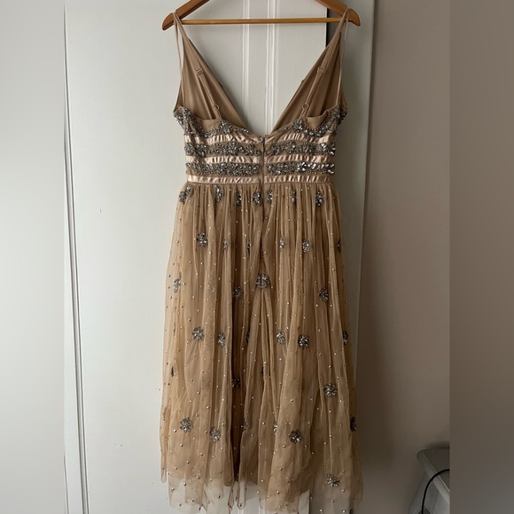 ASOS Embellished nude midi dress - Picture 6 of 6